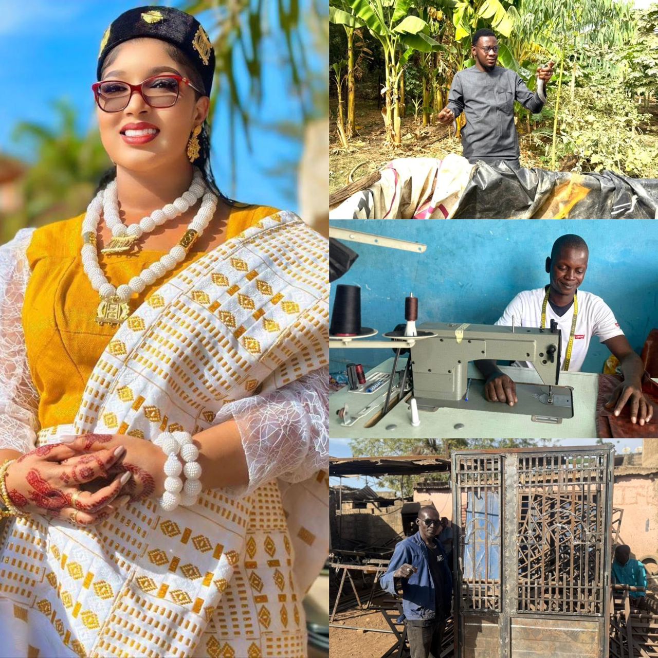 Insertion socioprofessionnelle de cents (100) jeunes dans le tissu économique :  La Présidente Fatoumata Batouly Niane forme, équipe et installe des jeunes entrepreneurs. 